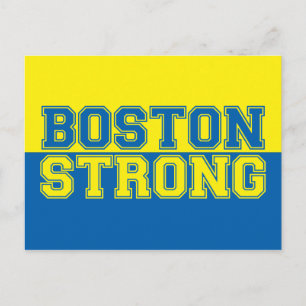 Boston Strong Graphic Style Postcard