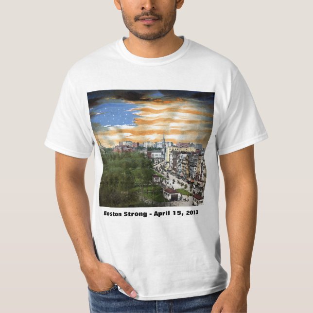 Boston Strong - In Memory Of April 15, 2013 T-Shirt (Front)