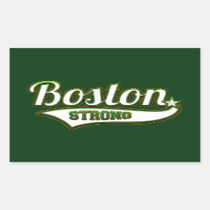 Boston Strong Irish GREEN Rectangular Sticker