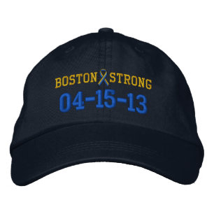 Boston Strong Ribbon 04-15-13 Embroidery Cap