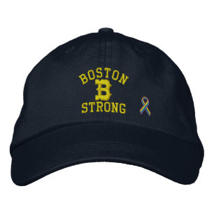 Boston Strong Ribbon Edition Embroidered Hat