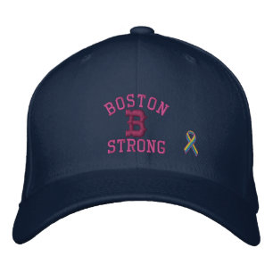 Boston Strong Ribbon Edition Embroidered Hat