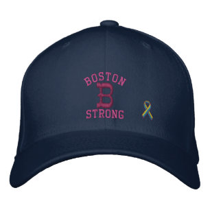 Boston Strong Ribbon Edition Embroidered Hat