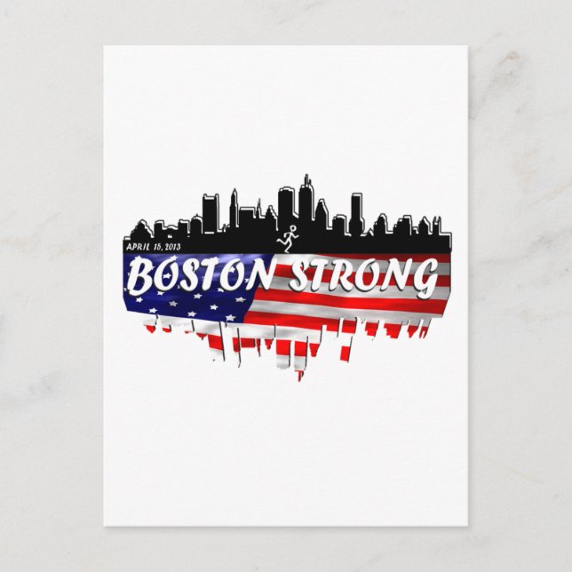 Boston Strong Run Postcard (Front)