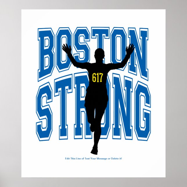 Boston Strong Runner Poster (Front)