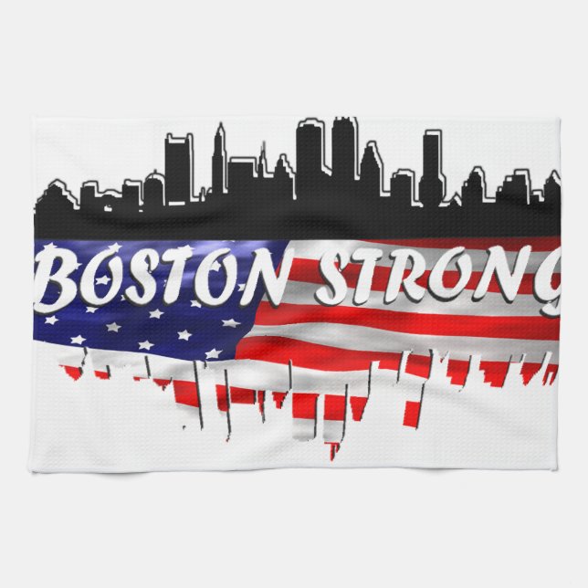 Boston Strong Tea Towel (Horizontal)