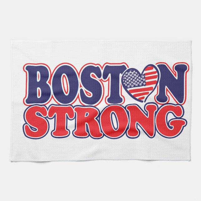 Boston Strong Tea Towel (Horizontal)