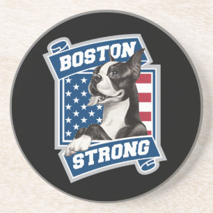 BOSTON STRONG TERRIER COASTER