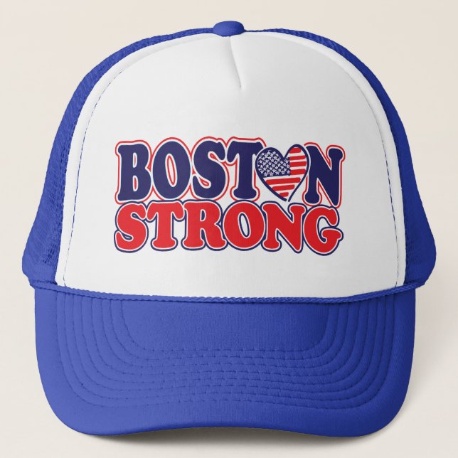 Boston Strong Trucker Hat (Front)