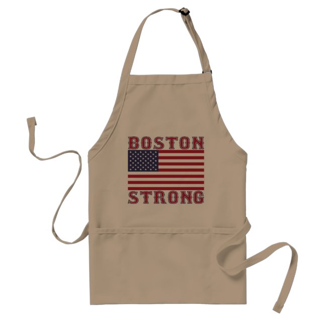 BOSTON STRONG U.S. Flag Grilling Apron (Front)