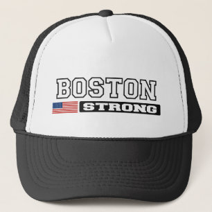 BOSTON STRONG U.S. Flag Hat (black)