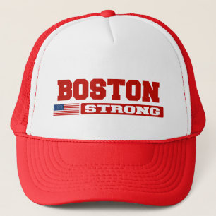 BOSTON STRONG U.S. Flag Hat (red)