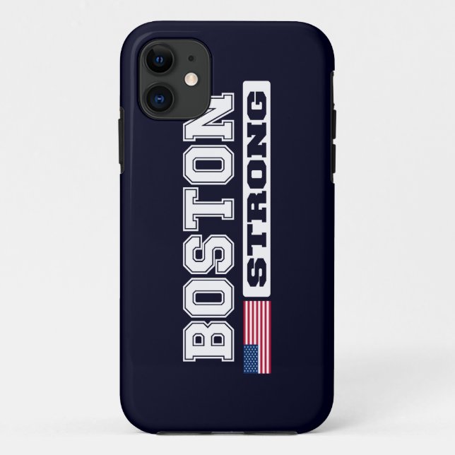 BOSTON STRONG U.S. Flag iPhone 5 Case (Back)