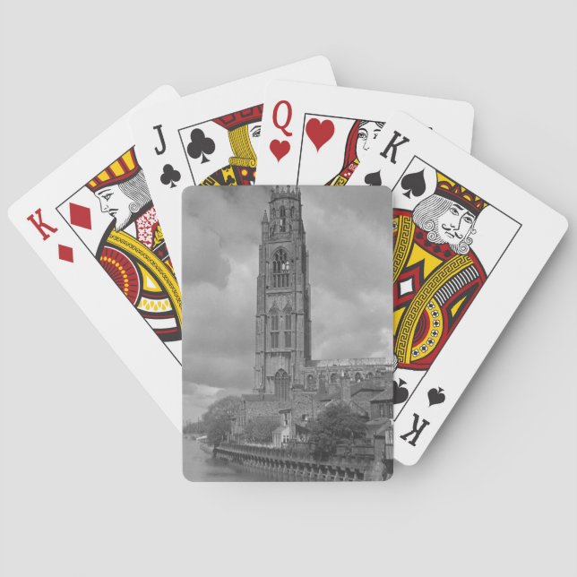 Boston Stump and River Welland, Lincolnshire Playing Cards (Back)