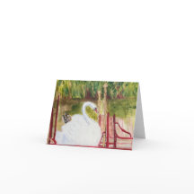 Boston Swan Boat  Card