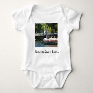 Boston Swan Boats Baby Bodysuit