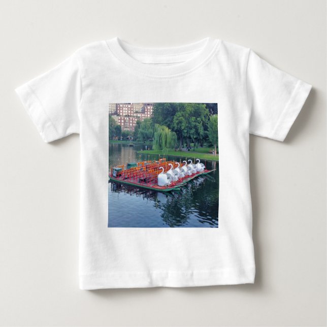 Boston Swan Boats Baby T-Shirt (Front)