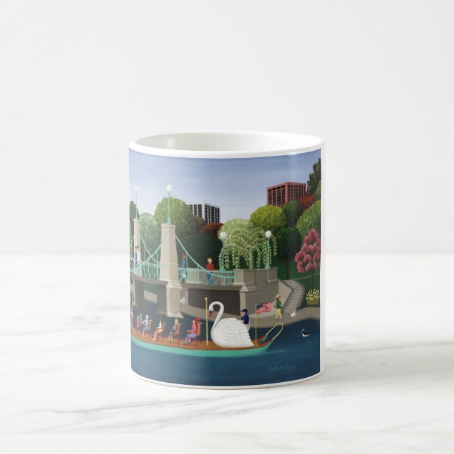 Boston Swan Boats Coffee Mug (Center)
