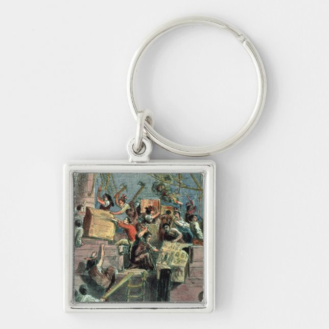 Boston Tea Party, 16th December 1773 Key Ring (Front)