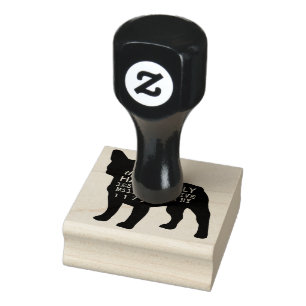 Boston Terrier Address Stamp