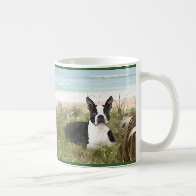 Boston Terrier Adore Mug Beachgrass (Right)