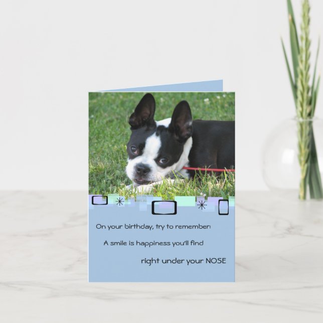 Boston Terrier All Occasion Greeting Card (Front)