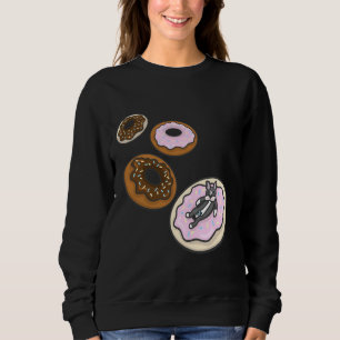Boston Terrier And Doughnuts  Boston Terrier With  Sweatshirt