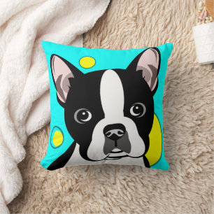 Boston Terrier Art Cushion