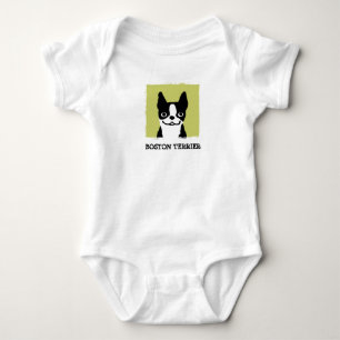 Boston Terrier Baby Bodysuit