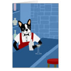 Boston Terrier Bartender