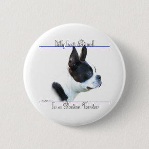 Boston Terrier Best Friend 2 - Button