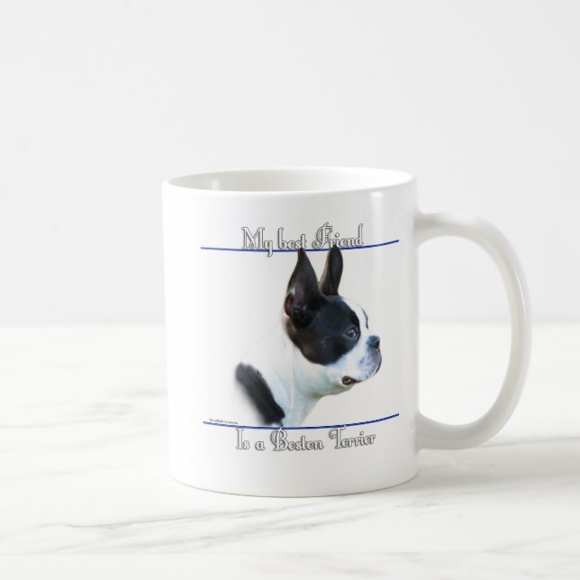 Boston Terrier Best Friend 2 Coffee Mug (Right)
