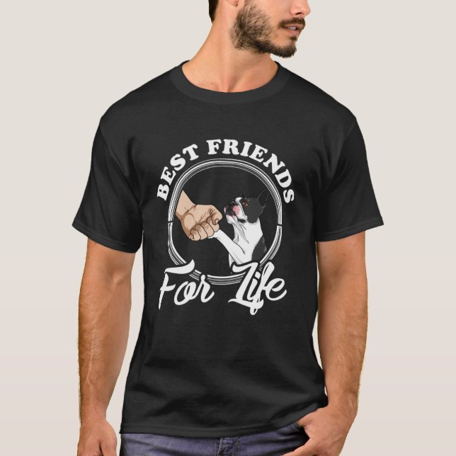 Boston Terrier  Best Friends  Boston Terrier T-Shirt (Front)