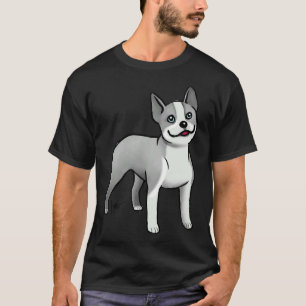 Boston Terrier Blue T-Shirt