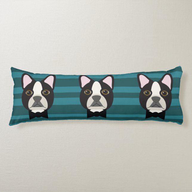 Boston Terrier Body Cushion (Front)
