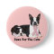 Boston Terrier Breast Cancer Button
