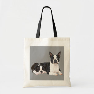 Boston Terrier Buddies Tote Bag