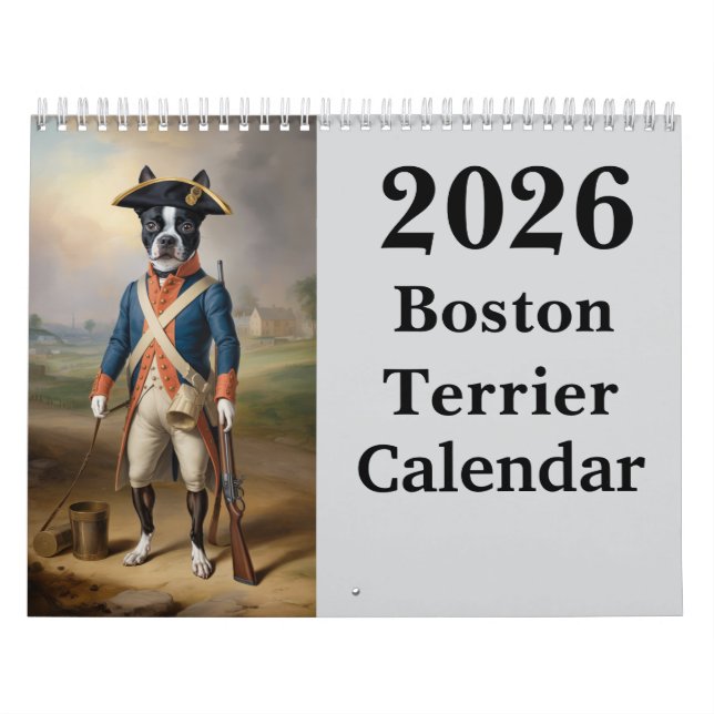 Boston Terrier Calendar (Cover)