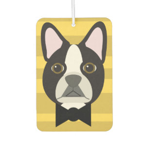 Boston Terrier Car Air Freshener