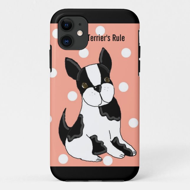 Boston Terrier Case-Mate iPhone Case (Back)