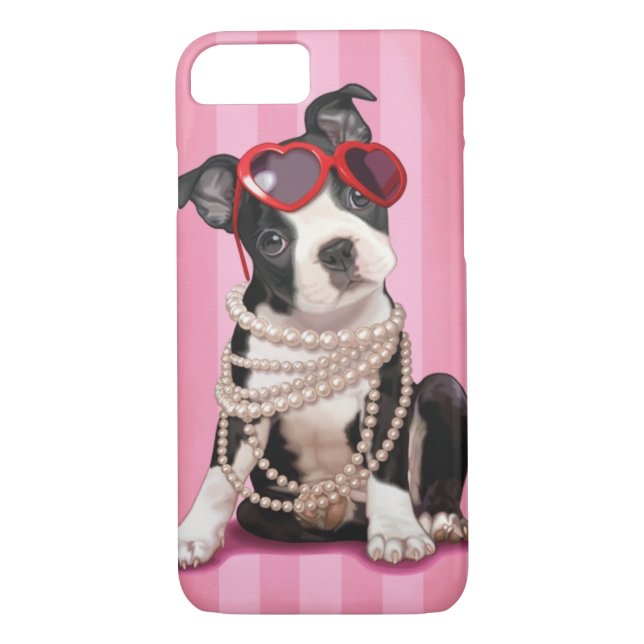 Boston Terrier Case-Mate iPhone Case (Back)