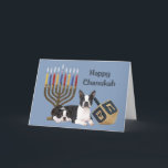 Boston Terrier Chanukah Card Menorah Dreidel1<br><div class="desc">Remembering family and friends during the Chanukah season is a wonderful way to keep in touch with the people you love and care about. I these these chanukah cards with love care and I am created dog loves dogs will be delighted to receive them. You from the key the option...</div>