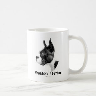 Boston Terrier Charcoal 2 Coffee Mug