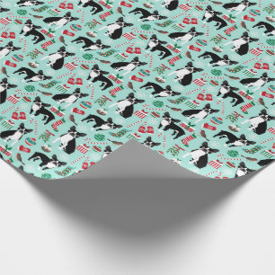 Boston Terrier Christmas Gift Wrap