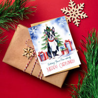 Boston Terrier Christmas greetings for dog people