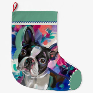 Boston Terrier Christmas Stocking | Ornament