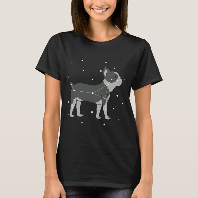 Boston Terrier Constellation T-Shirt (Front)