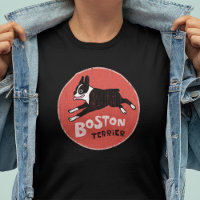 Boston Terrier Cool Vintage Style Fun Pet Dog