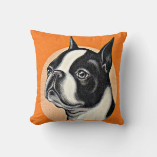 Boston terrier Cushion