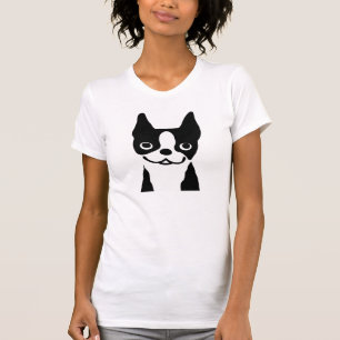 Boston Terrier - Cute Face Dog T-Shirt